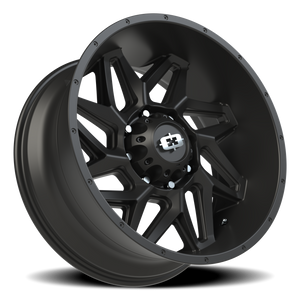 Vision Wheel 361 Satin Black 22x10 -19 8x165.1mm 125.2mm - Wheelwiz