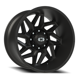 Vision Wheel 361 Satin Black 22x12 -51 8x165.1mm 125.2mm - Wheelwiz