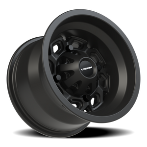 Vision Wheel 361 Matte Black 12x8 -10 4x136mm 110.5mm - Wheelwiz