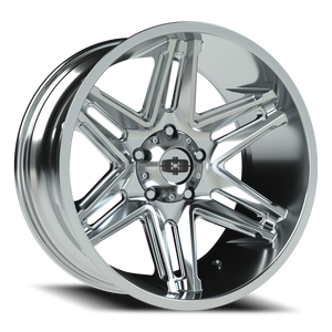 Vision Wheel 363 Chrome 20x10 -25 5x139.7mm 108mm - Wheelwiz