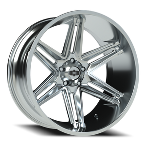 Vision Wheel 363 Chrome 24x12 -51 5x139.7mm 108mm - Wheelwiz