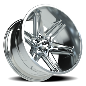 Vision Wheel 363 Chrome 22x12 -51 6x139.7mm 106.2mm - Wheelwiz
