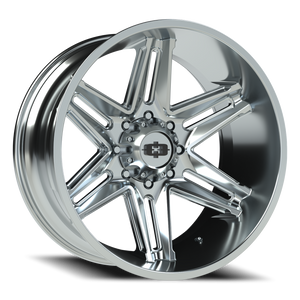 Vision Wheel 363 Chrome 24x12 -51 8x180mm 124.2mm - Wheelwiz