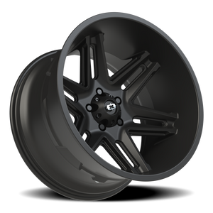 Vision Wheel 363 Satin Black 20x12 -51 5x127mm 78.1mm - Wheelwiz