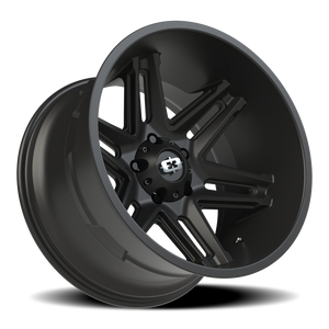 Vision Wheel 363 Satin Black 20x12 -51 5x139.7mm 108mm - Wheelwiz