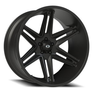 Vision Wheel 363 Satin Black 24x12 -51 5x127mm 78.1mm - Wheelwiz