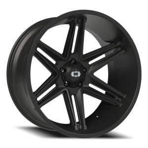 Vision Wheel 363 Satin Black 24x12 -51 5x139.7mm 108mm - Wheelwiz