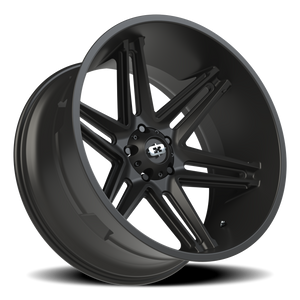 Vision Wheel 363 Satin Black 24x12 -51 5x139.7mm 108mm - Wheelwiz