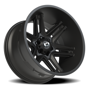 Vision Wheel 363 Satin Black 20x12 -51 6x139.7mm 106.2mm - Wheelwiz