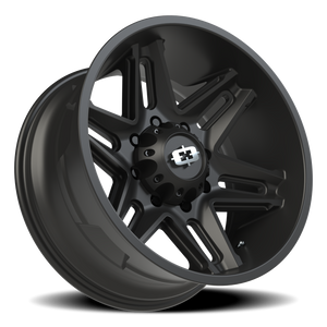 Vision Wheel 363 Satin Black 20x10 -25 8x170mm 125.2mm - Wheelwiz