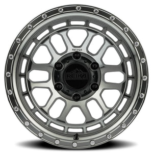 Reika R35 Machined Clear 17x9 -12 6x139.7mm 106.1mm
