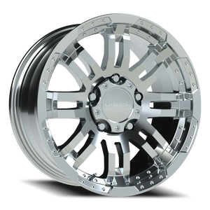 Vision Wheel 375 Chrome 17x8.5 +18 5x135mm 87.1mm - Wheelwiz