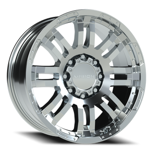 Vision Wheel 375 Chrome 20x9 +18 8x165.1mm 125.2mm - Wheelwiz