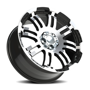 Vision Wheel 375 Gloss Black Machined Face 20x9 +10 5x127mm 78.1mm - Wheelwiz