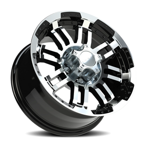 Vision Wheel 375 Gloss Black Machined Face 16x8 0 5x127mm 78.1mm - Wheelwiz