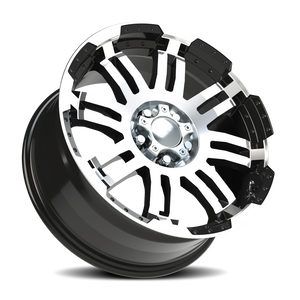 Vision Wheel 375 Gloss Black Machined Face 18x8.5 +18 5x114.3mm 83mm - Wheelwiz