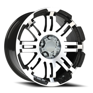 Vision Wheel 375 Gloss Black Machined Face 18x8.5 +25 5x127mm 78.1mm - Wheelwiz