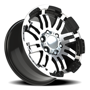 Vision Wheel 375 Gloss Black Machined Face 17x8.5 +25 6x135mm 87.1mm - Wheelwiz