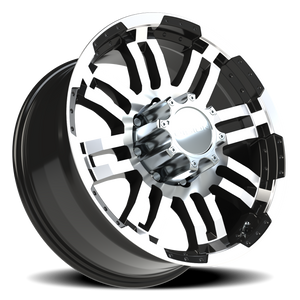 Vision Wheel 375 Gloss Black Machined Face 20x9 +18 8x170mm 125.2mm - Wheelwiz