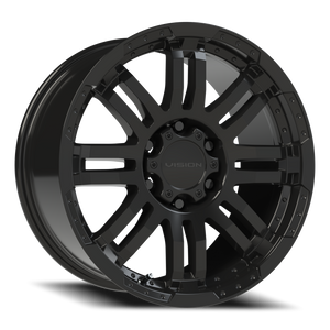Vision Wheel 375 Gloss Black 20x9 +18 6x139.7mm 106.2mm - Wheelwiz