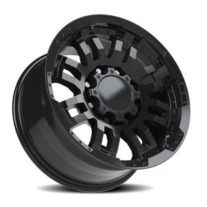 Vision Wheel 375 Gloss Black 17x8.5 +18 8x165.1mm 125.2mm - Wheelwiz