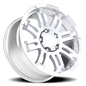 Vision Wheel 375 Winter Paint-Silver( Salt Resistant) 18x8.5 +18 5x139.7mm 108mm - Wheelwiz