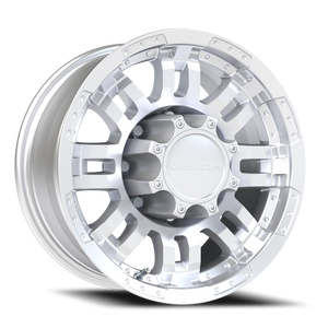 Vision Wheel 375 Winter Paint-Silver( Salt Resistant) 16x8 -6 8x165.1mm 125.2mm - Wheelwiz