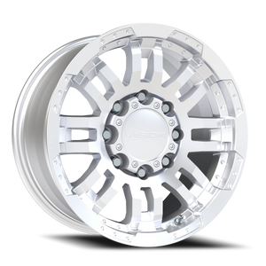 Vision Wheel 375 Winter Paint-Silver( Salt Resistant) 17x8.5 +18 8x165.1mm 125.2mm - Wheelwiz
