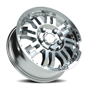 Vision Wheel 375 Chrome 16x6.5 +45 5x130mm 84mm - Wheelwiz