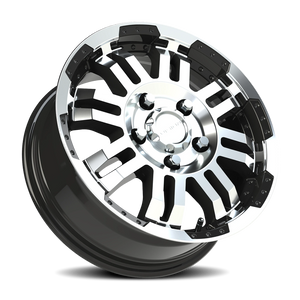 Vision Wheel 375 Gloss Black Machined Face 16x6.5 +45 5x130mm 78.3mm - Wheelwiz