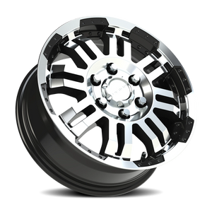 Vision Wheel 375 Gloss Black Machined Face 16x6.5 +45 6x130mm 84mm - Wheelwiz