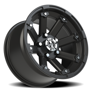 Vision Wheel 393 Matte Black Machined Lip 14x8 -10 5x114.3mm 79.4mm - Wheelwiz