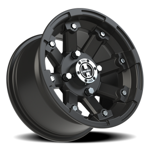 Vision Wheel 393 Matte Black 12x7 +3 4x115mm 80mm - Wheelwiz