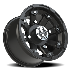 Vision Wheel 393 Matte Black 12x7 +3 4x156mm 131.1mm - Wheelwiz