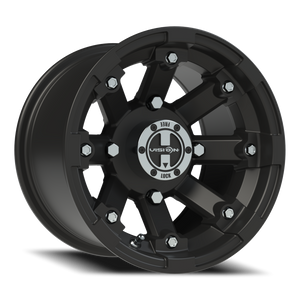 Vision Wheel 393 Matte Black 12x8 -10 4x136mm 110.5mm - Wheelwiz