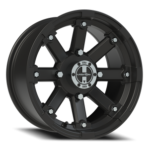 Vision Wheel 393 Matte Black 14x7 +3 4x136mm 110.5mm - Wheelwiz