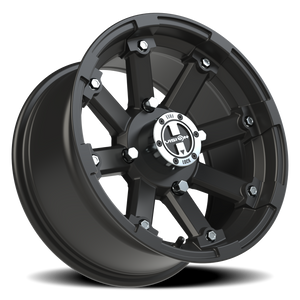 Vision Wheel 393 Matte Black 14x7 +3 4x136mm 110.5mm - Wheelwiz