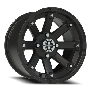 Vision Wheel 393 Matte Black 14x8 -10 4x110mm 86mm - Wheelwiz