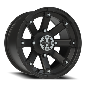 Vision Wheel 393 Matte Black 14x8 -10 4x136mm 110.5mm - Wheelwiz