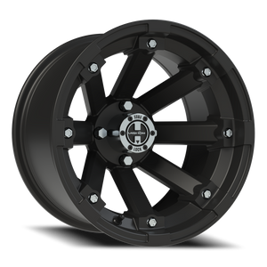 Vision Wheel 393 Matte Black 14x8 -10 4x101.6mm 69.9mm - Wheelwiz