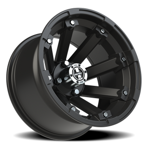 Vision Wheel 393 Matte Black 14x8 -10 4x101.6mm 69.9mm - Wheelwiz