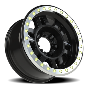 Vision Wheel 398BL Gloss Black 17x8.5 -15 6x165.1mm 110mm - Wheelwiz