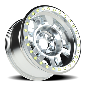 Vision Wheel 398BL Machined 17x8.5 -15 5x127mm 83mm - Wheelwiz