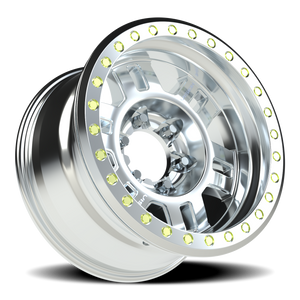 Vision Wheel 398BL Machined 17x9.5 -44 6x165.1mm 110mm - Wheelwiz