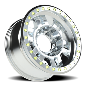 Vision Wheel 398BL Machined 17x8.5 -15 8x165.1mm 130.8mm - Wheelwiz