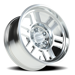 Vision Wheel 398FNBL Machined 18x9 -12 5x139.7mm 108mm - Wheelwiz