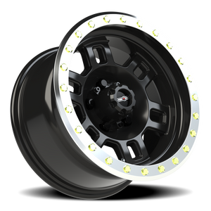 Vision Wheel 398 Gloss Black Machined Lip 15x8 -19 5x127mm 78.1mm - Wheelwiz