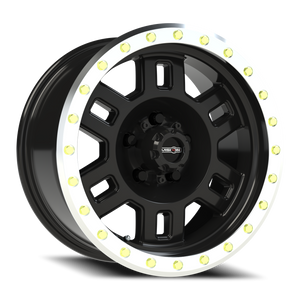 Vision Wheel 398 Gloss Black Machined Lip 16x8 0 5x127mm 78.1mm - Wheelwiz