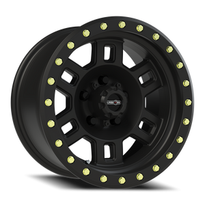 Vision Wheel 398 Matte Black 15x8 -19 5x127mm 78.1mm - Wheelwiz