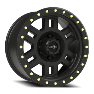 Vision Wheel 398 Matte Black 17x8.5 0 6x139.7mm 106.2mm - Wheelwiz